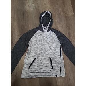 Monument Youth Large 14/16 Heather Gray Sweatshirt Hoodie Pullover